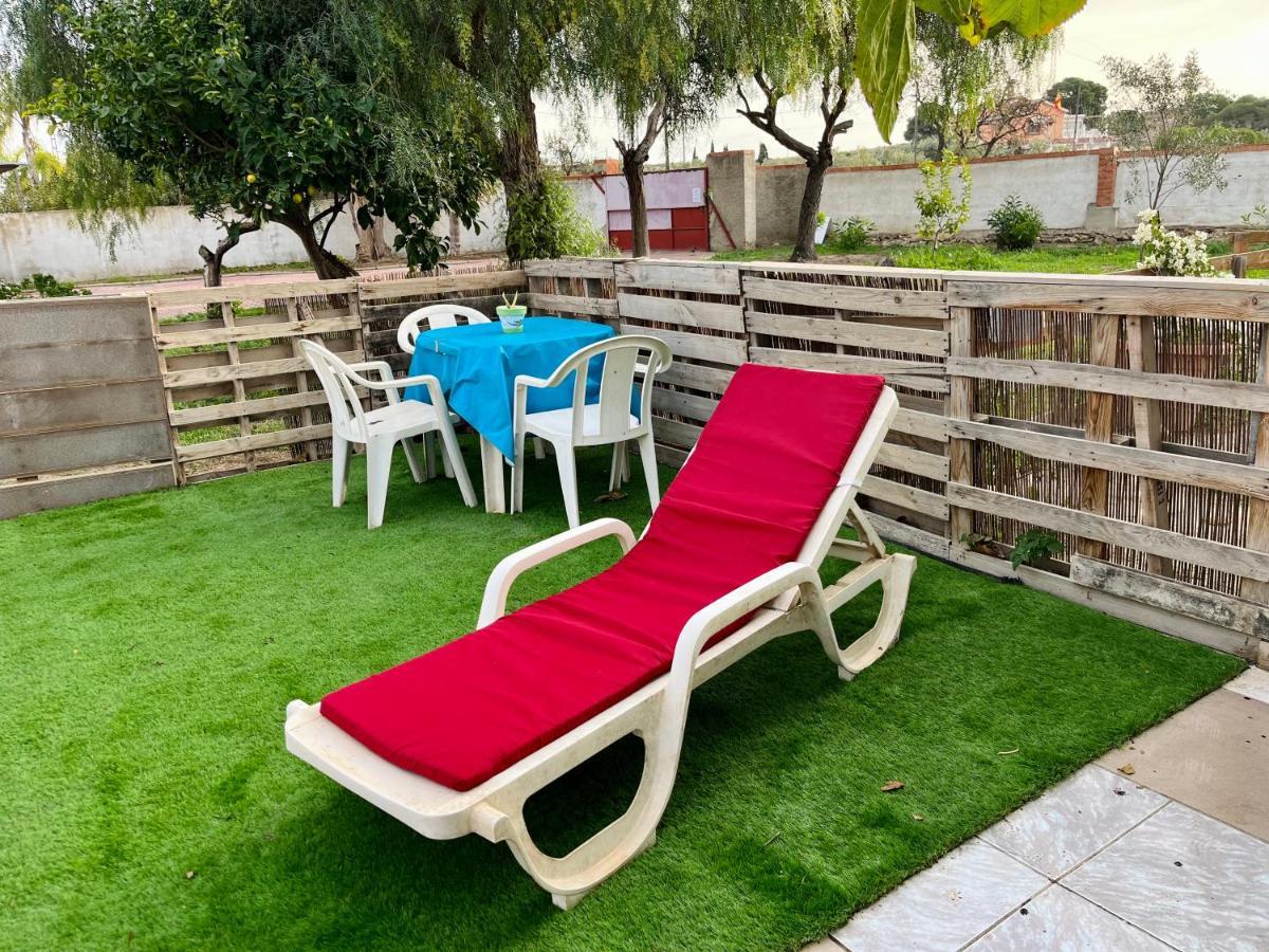 Estudio Adosado Acogedor Con Jardin, Barbacoa Y Parking Privado Alicante Dış mekan fotoğraf
