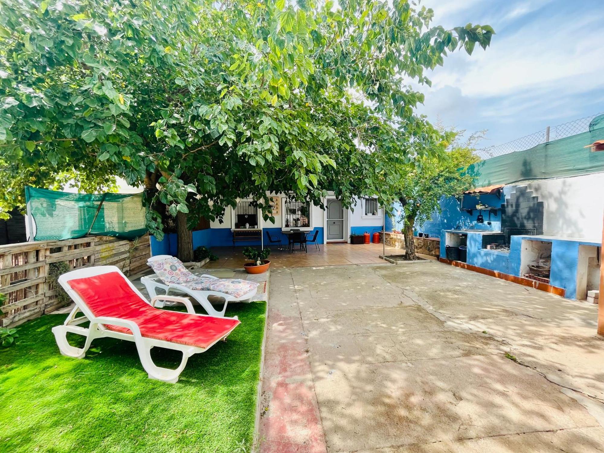 Estudio Adosado Acogedor Con Jardin, Barbacoa Y Parking Privado Alicante Dış mekan fotoğraf